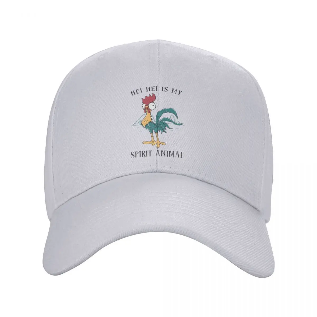 Moana Hei Hei Is My Spirit Animal Portrait Caps Adult Hat Trucker Worker Cap Trucker Cap Adjustable Baseball Cap Washable