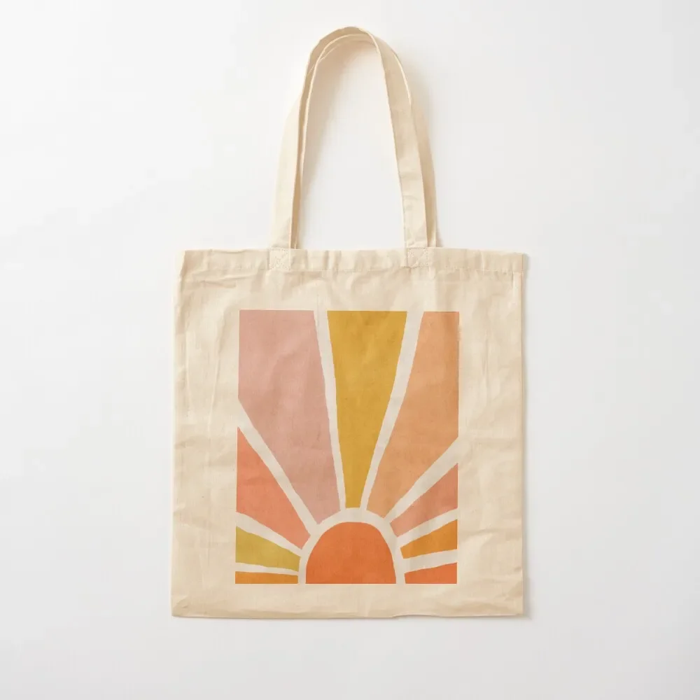 

Sun, Abstract, Mid century modern kids wall art, Nursery room Tote Bag shopping bag canvas bags Tote Bag