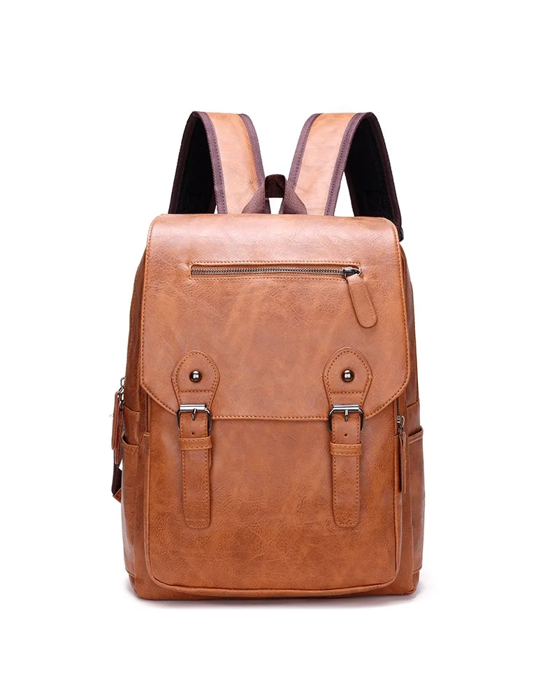 Korean version of fashionable large-capacity backpack men's simple leisure travel backpack business men's computer backpack