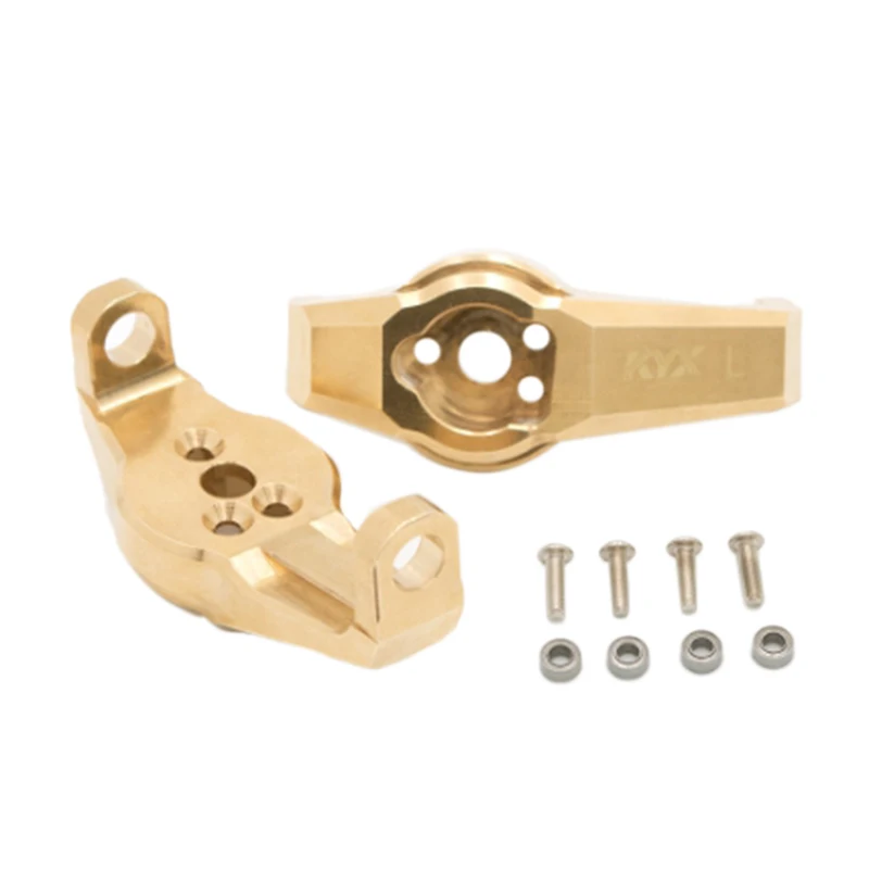 

2Pcs Front Axle Brass C Hub 1/10 Scale for 1/10 RC Crawler Car -4 TRX4