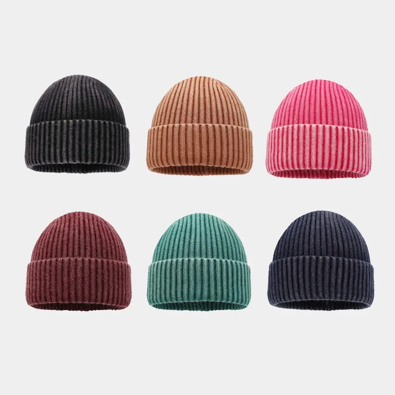 Neue Modische Strickmütze aus gewaschenem Kerngarn für Männer und Frauen, Winter-Outdoor-Wärmemütze mit Ohrenschutz und Kälteschutz – Detail 1