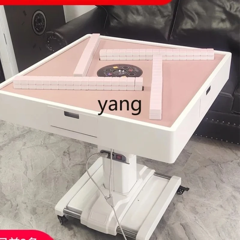 

CX ultra-thin mahjong table rotary roller coaster small electric double drive folding dining table