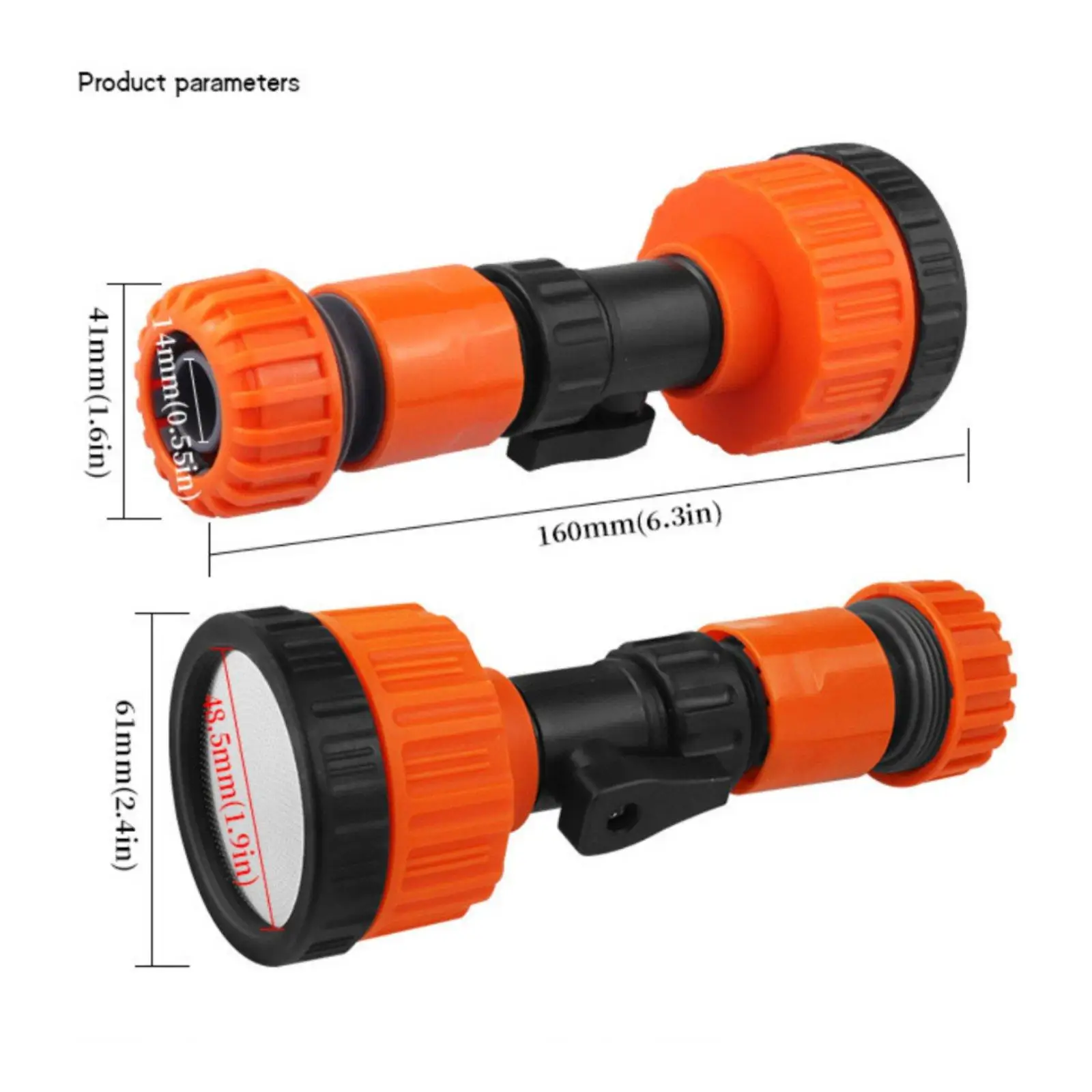 Agricultural Watering Sprinkler Head Fine Mist Nozzle for Garden Plant Irrigation Adjustable Flow Lawn Greenhouse Tool