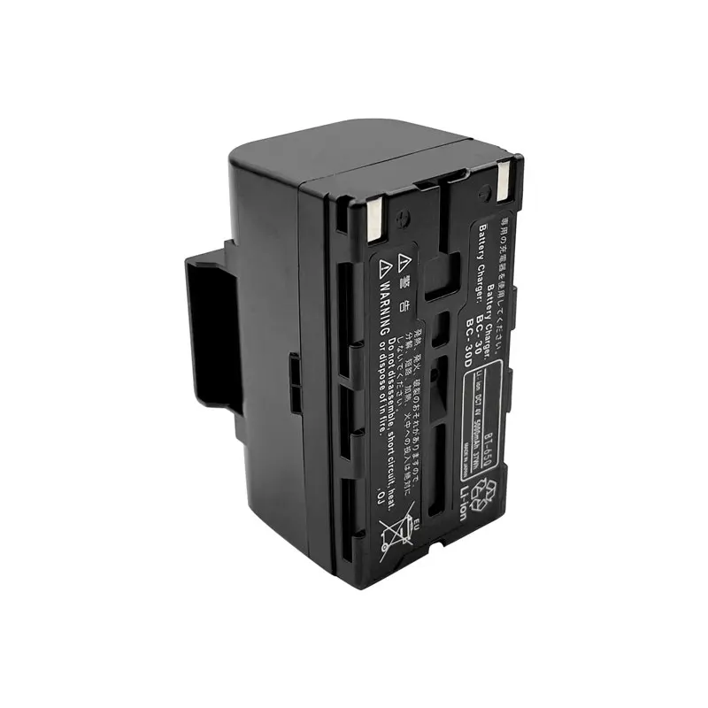 BT-65Q 5200mAh Battery for GTS 750 720 722 GPT 7500 Total Station Surveying Instrument 7.4V Li-ion External Rechargeable