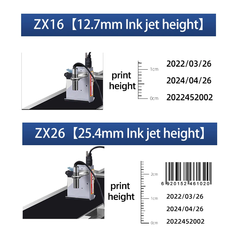 TIJ Online Inkjet Printer & Ink Date Barcode QR Code Variable Data Logo Deadline Thermal Automatic Conveyor Belt Production Line