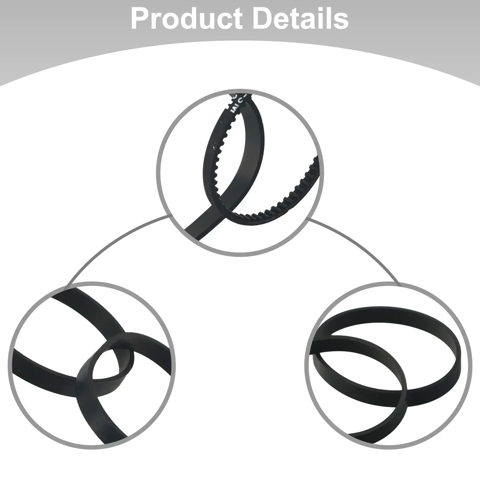 2 Sets Power Path Belt For Bissell 8910/7901/7920/7950 Series Vacuum Cleaner Spare Parts Replacement Accessories