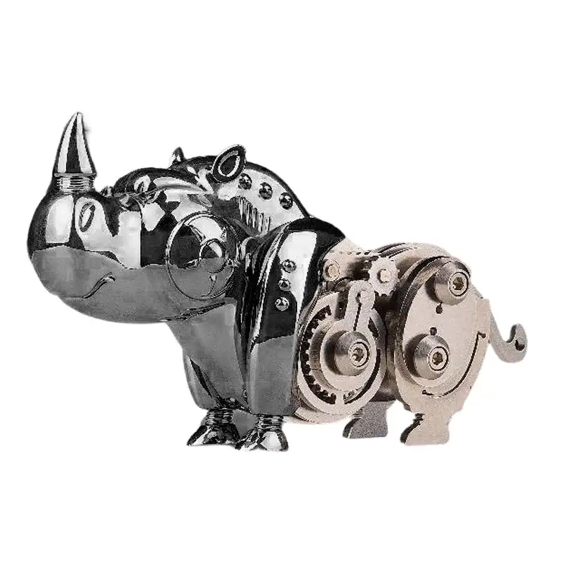 Sharp Brother Mechanical Rhino Figurine - Rhino Mecha Model