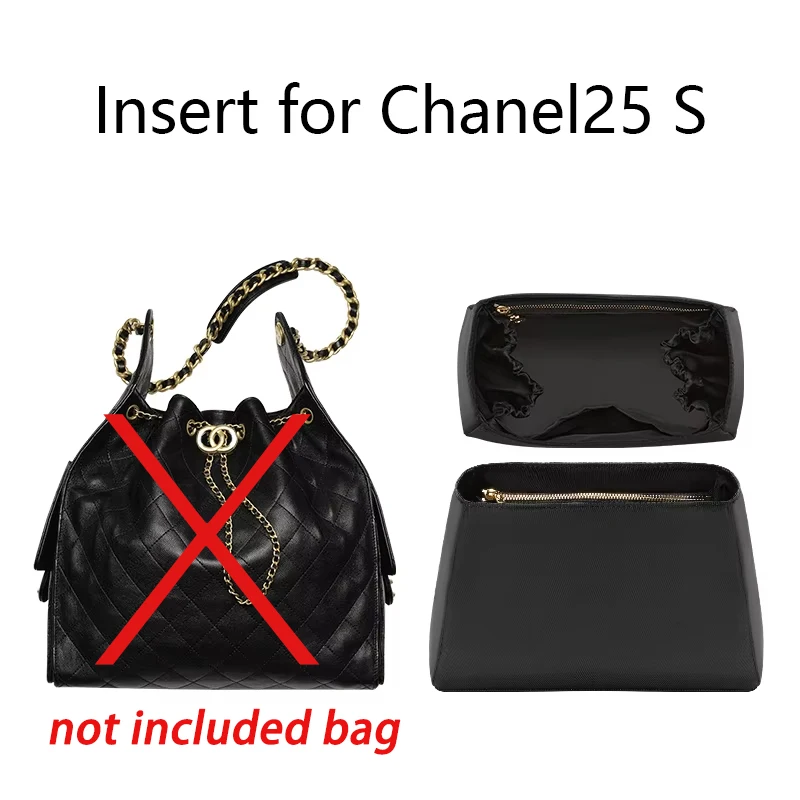 Organizador de bolso de nailon para Chanel 25bag S, soporte para bolso, accesorios de transformación para bolsos de cadena