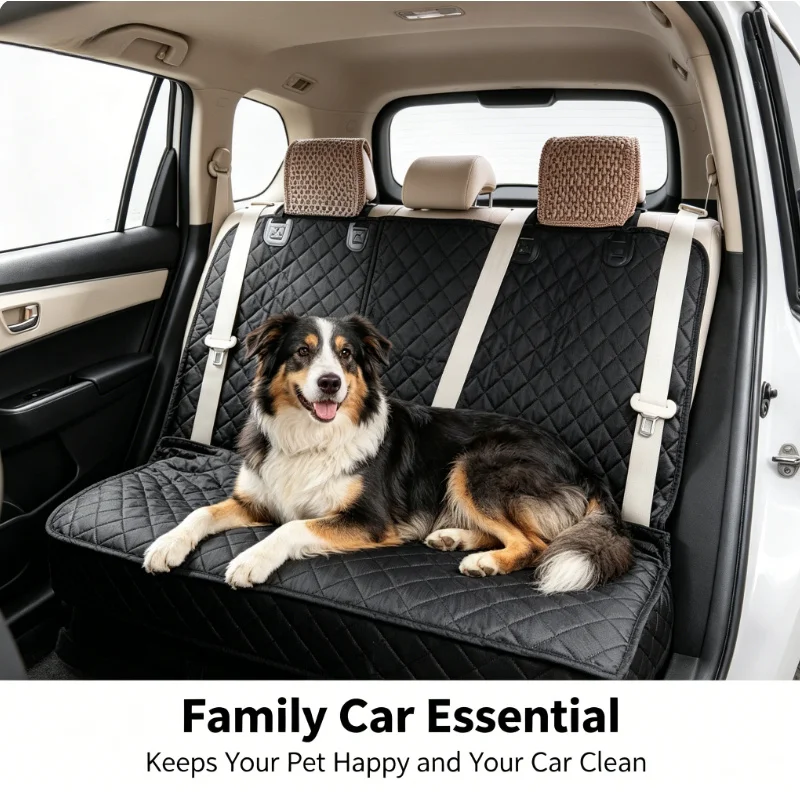 

Waterproof Scratch Proof Dog Car Seat Cover Non Slip Pet Hammock Back Seat Protector Armrest Mat For Pet Travel Use