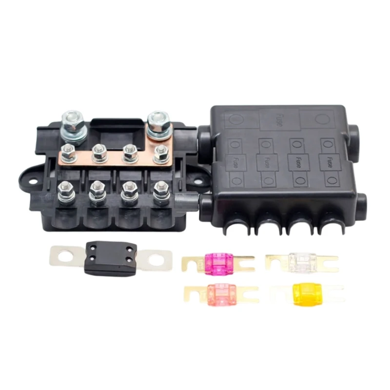 

Heavy Duty Power Distribution Fuses Holder 4+1 Way Safety Bolt Type Box KXRE