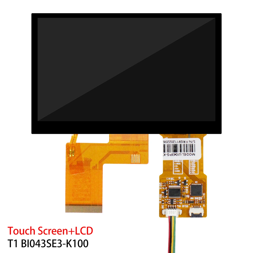 Imagem -03 - Tela Sensível ao Toque Lcd com Placa Hdmi Tft Ips Rgb hd 4.3in 480*272 1000 Nits Apto para Entusiastas Diy