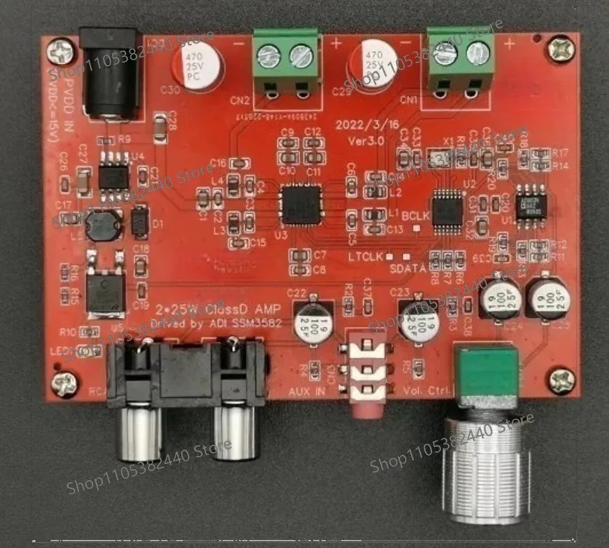 For SSM3582 Class D Amplifier Board, 50W-200W Audio Power Module for DIY Speaker
