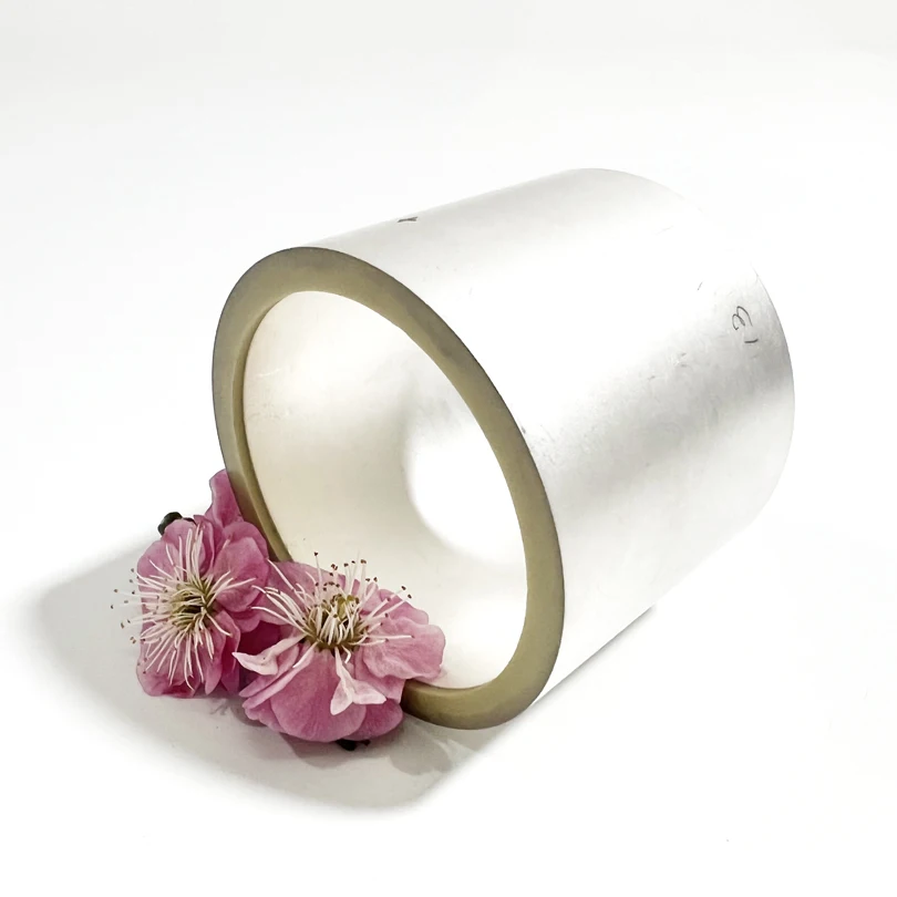 PZT5 قابل للتخصيص OD76xID60xH50mm أنبوب بيزو سيراميك