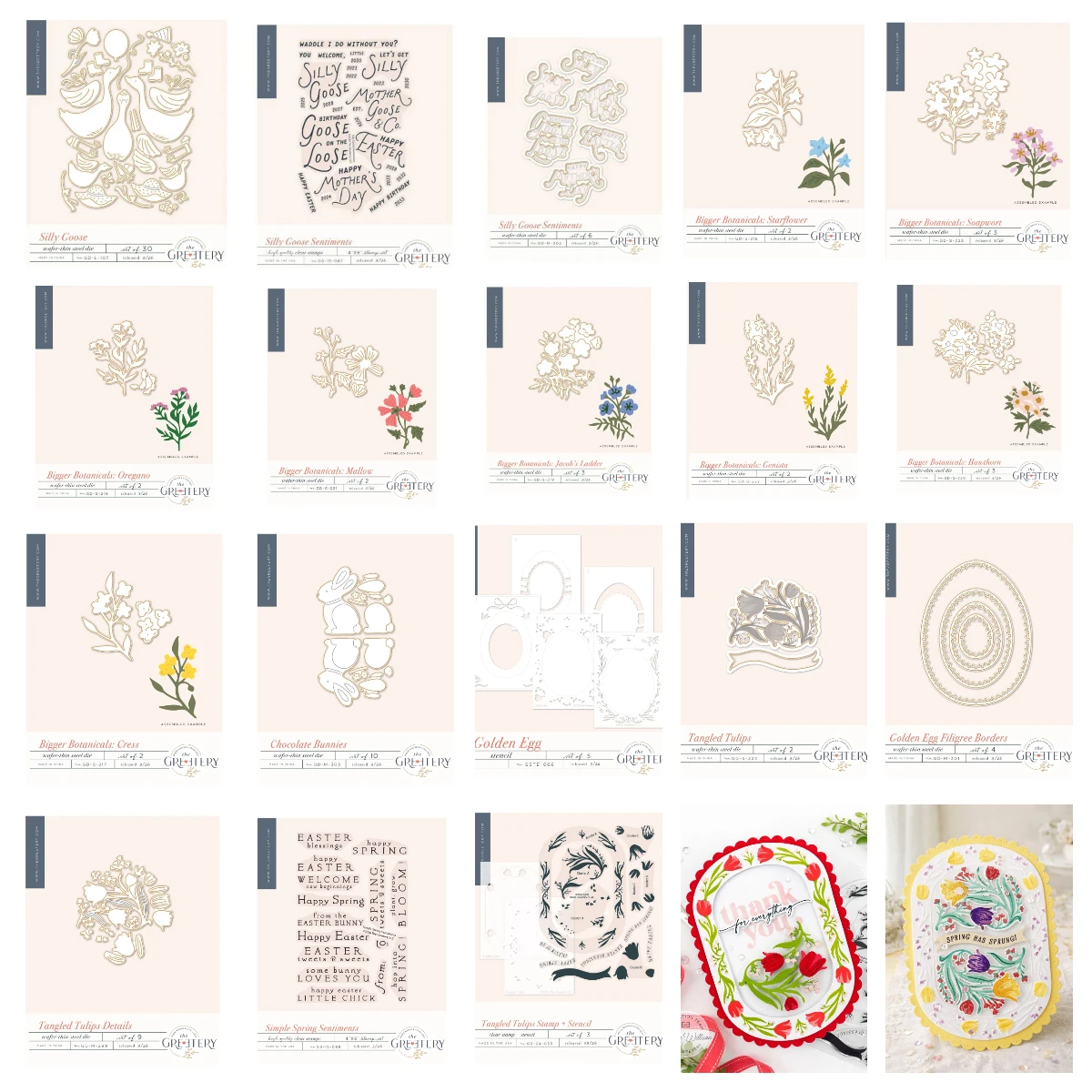 

2026 New Simple Spring Mini Sentiments Set Egg Tulips Metal Cutting Dies Stamp Stencils DIY Scrapbooking Handmade Photo Album