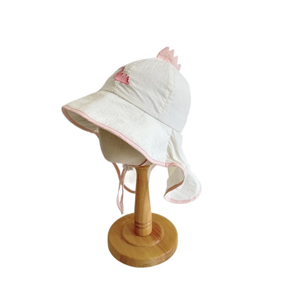 

New Large Brim UV Block Cap Breathable Soft Fabric Baby’s Summer Hats Beach Accessories Lightweight Bucket Hat Baby