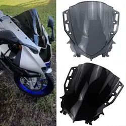 2024 2025 R125 Windscreen Screen Motorcycle Double Bubble Windshield For Yamaha YZF R15 V4.0 2021 2022 2023 YZFR15 M V4 R15M