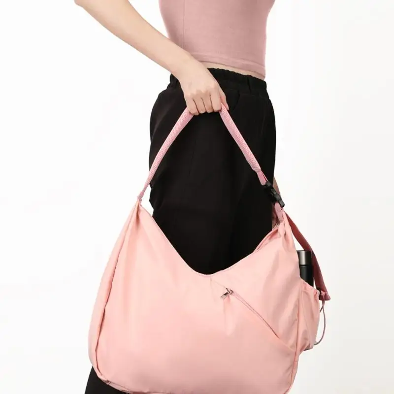 U2JB Fashionable Yoga Shoulder Bag for Women Including Dedicated Shoe Pocket Dry Wet Separation Design for Outdoor Activity