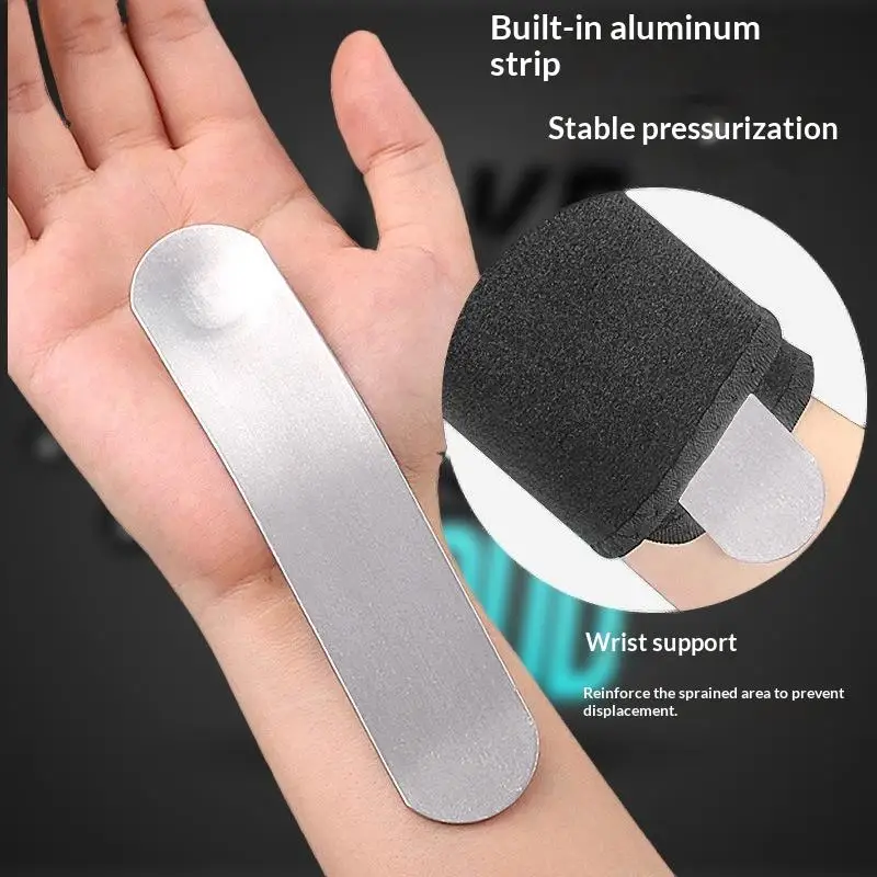 1Pcs Tendon Sheath Wrist Guard Adjustable Sports Wrist Guard Fixed Steel Plate Support Breathable Adjustable Anti- Wrist