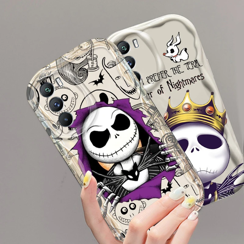 Christmas Eve Skull Disney For Xiaomi Mi 14 12 12T 11 Lite Poco M6 X6 X5 X4 X3 M3 F4 Pro GT NFC 5G Wave Oil Funda Phone Case