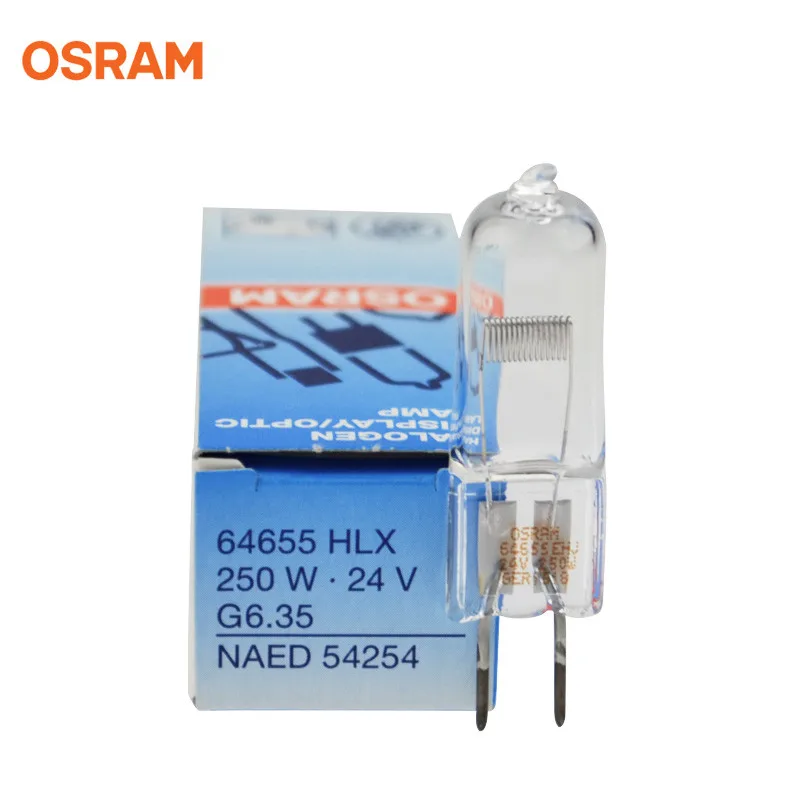 （5pcs）osram-64655-24v250w-halogen-lamp-beads-operating-shadowless-lamp-bubble-microscope-beads