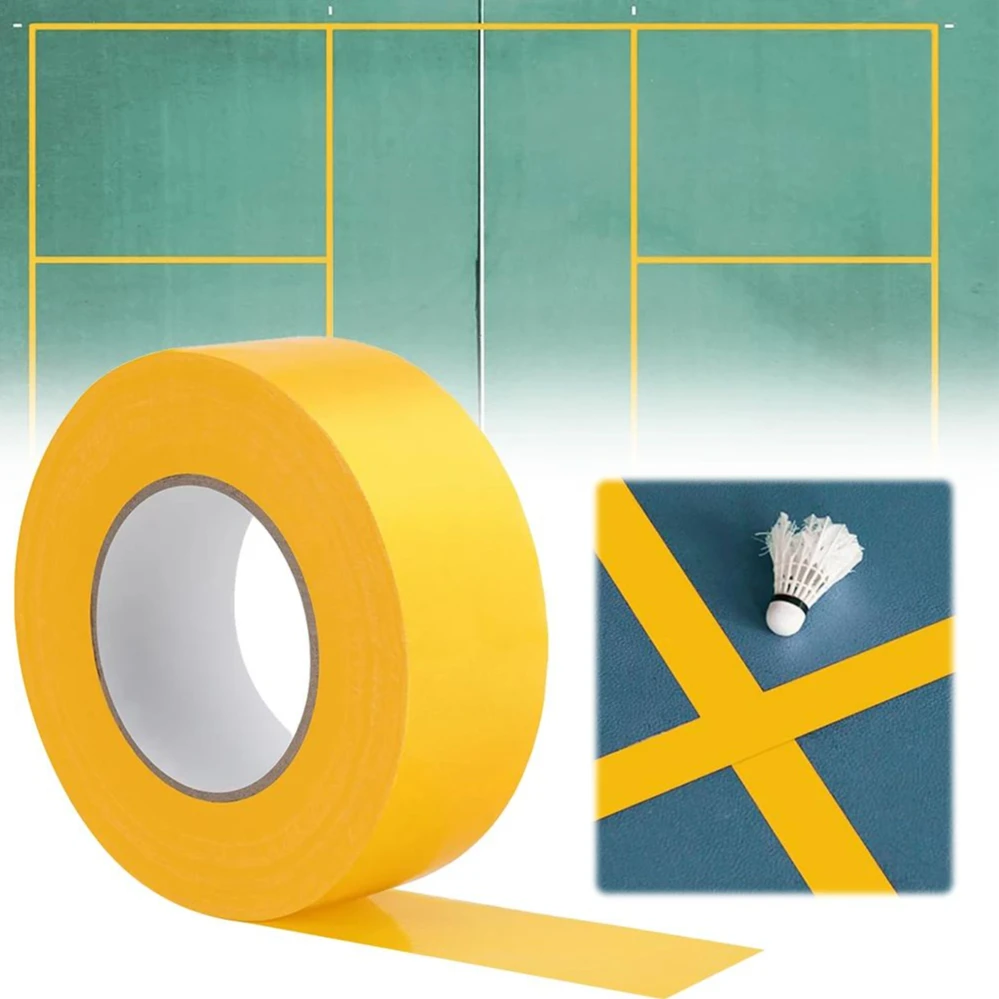 4 5CM Outdoor Pickleball Court Marking Tape Strong Stickiness Freely Residue-Free Wide Application Basketball Tennis Court Tape