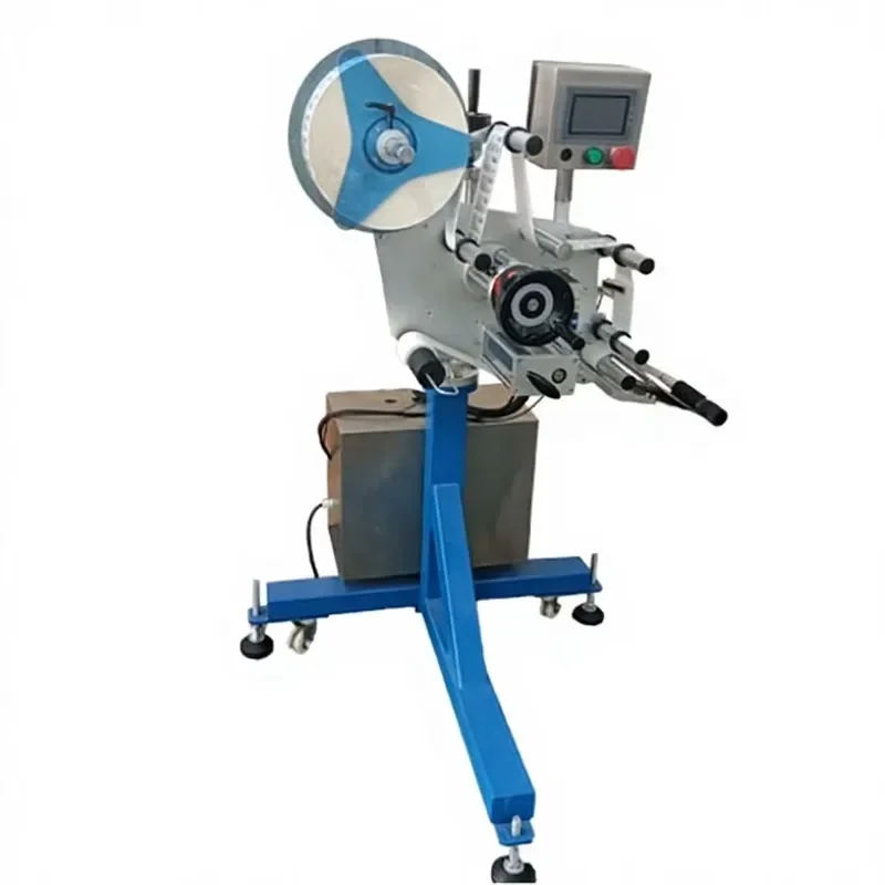 Flat Labeling Machine Automatic Conveyor Labeler for Bottle Can Box Packaging Production Line Industrial Sticker Applicator