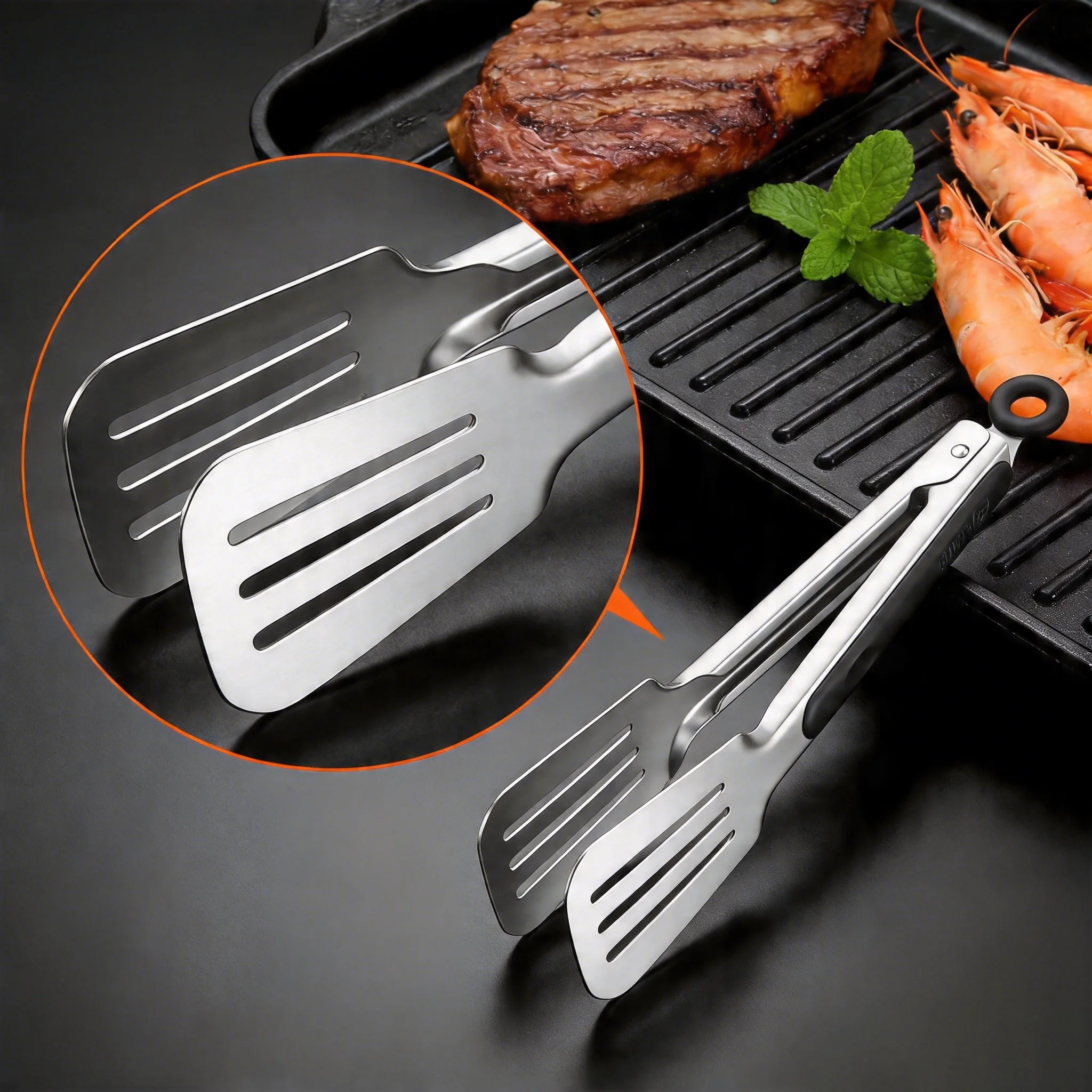 Pinza para barbacoa de acero i - Camping Hiking Cooking reseña y precio