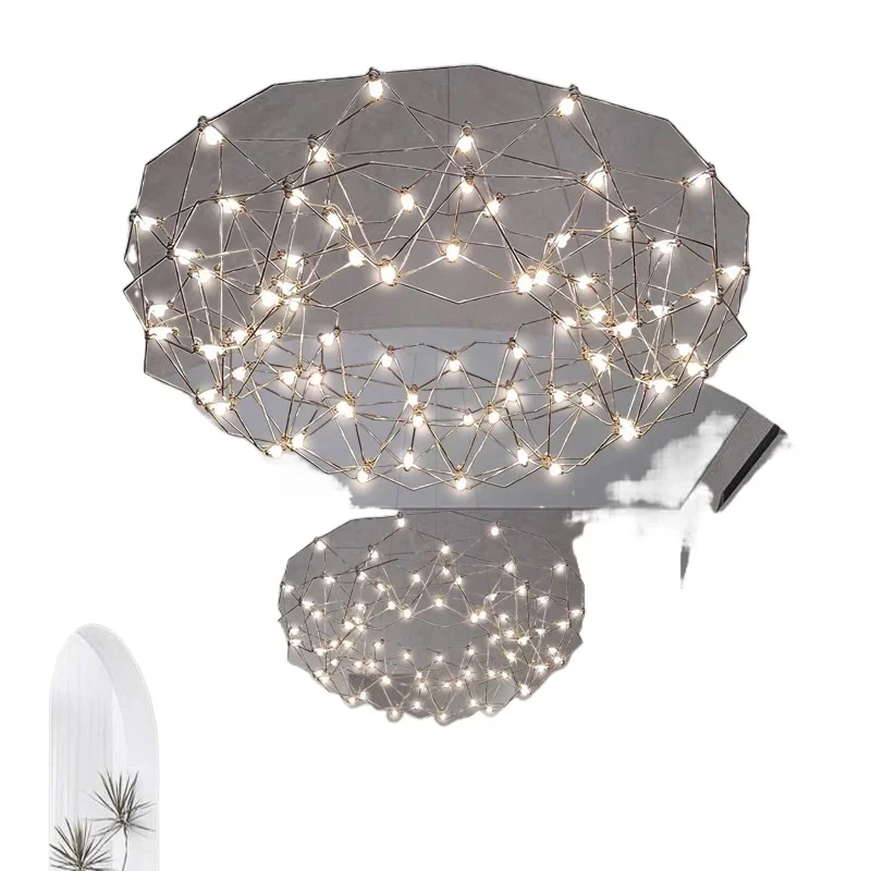 

dining room living room light modern simple light cube little star creative personality non-standard chandelier