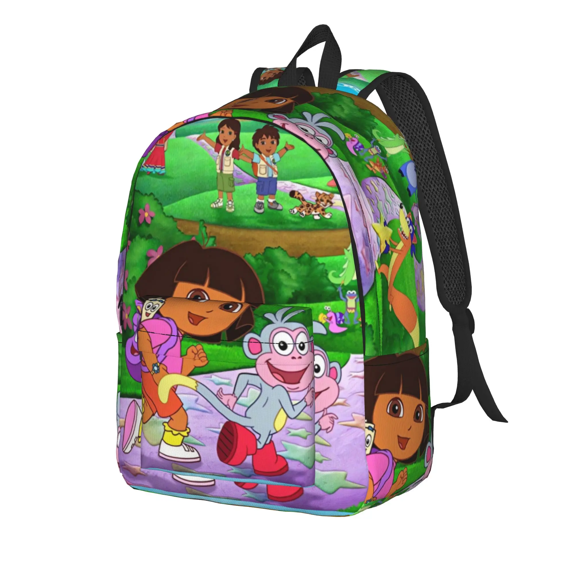 Valley Scenery Backpack Girl Doras The Explorer Big Backpacks Polyester Leisure High School Bags Travel Design Rucksack