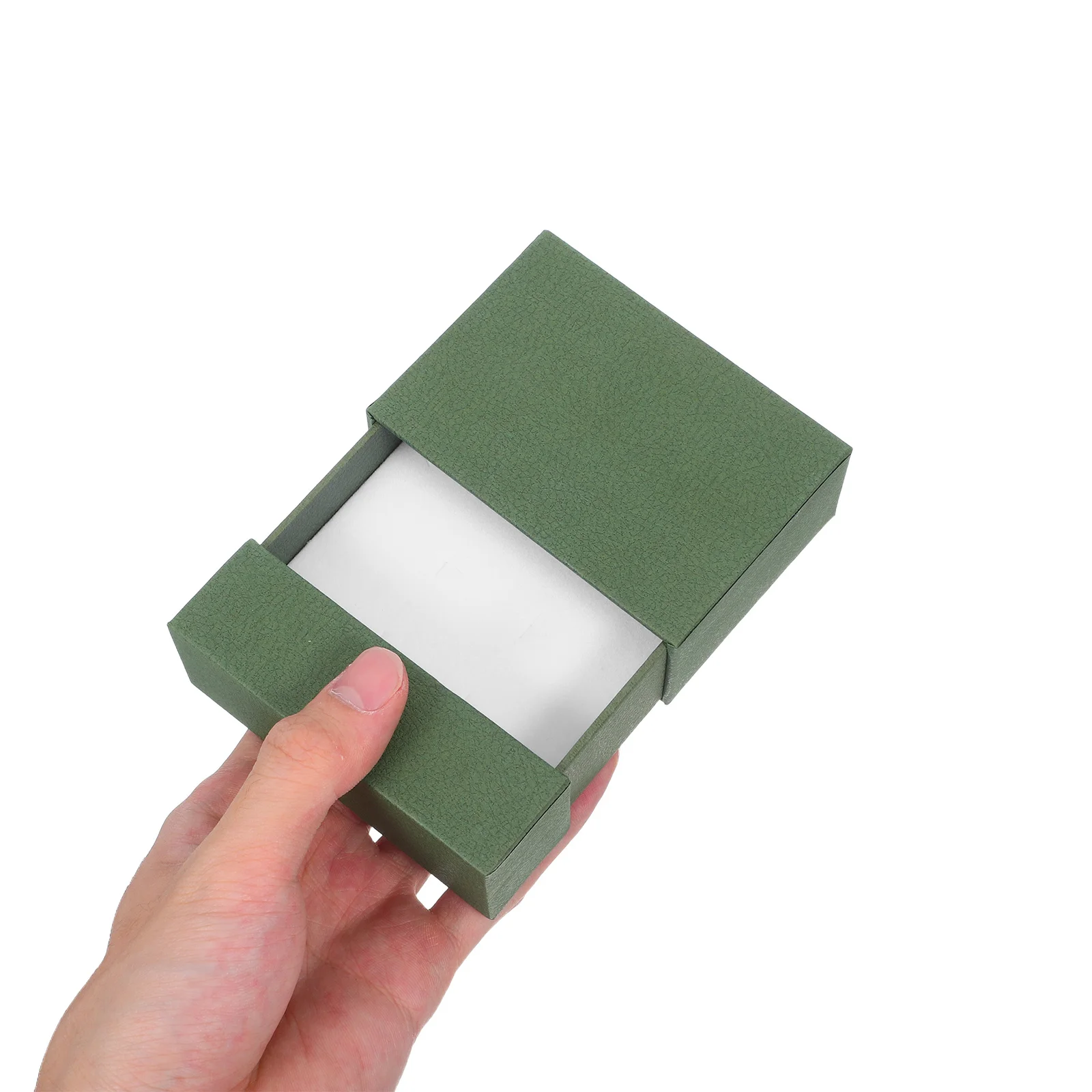 

Jewelry Organizer Drawer Box Compact Design Travel Jewelry Holder Small Necklace Ring Pendant Storage Case Keepsake Packaging