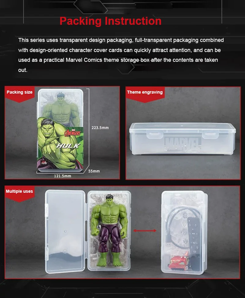 18cm Original Legendäre Thanos Hulk Iron Man Spider-Man Gwen Miles Morales Aufbewahrungsbox Helden-Avenger-Statue Charakterfigur Spielzeug – Detail 3