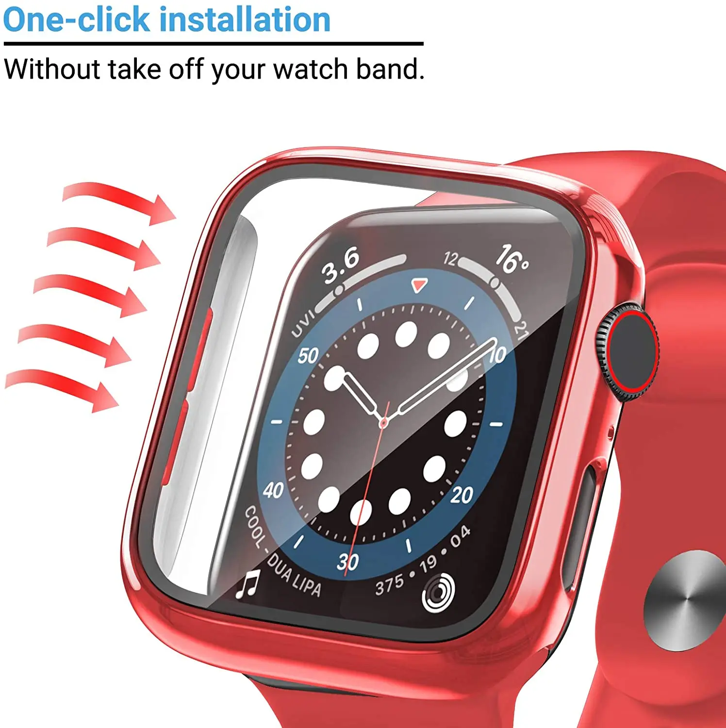 Apple Watch用スクリーンプロテクター,さまざまなサイズ,Apple Watch用ガラスとケース,スクリーンプロテクター,45mm, 44mm, 40mm, 41mm, 42mm, 38mm,iwatchシリーズ6, 5, 4, 3 se,7, 8アクセサリー