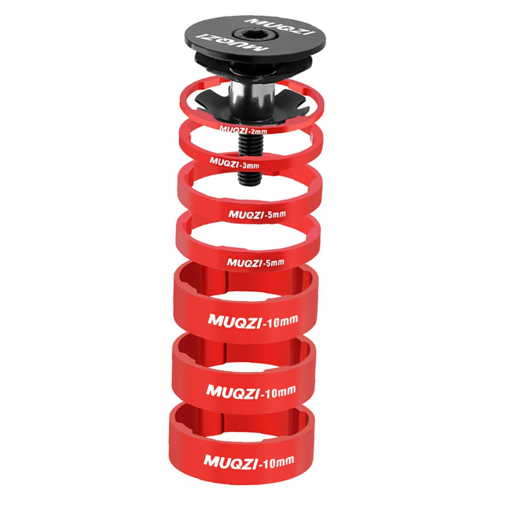 

2/3/5/10mm Bicycle Front Fork Bowl Set Gasket 28.6mm Aluminum Alloy Gasket Ring Bike Front Fork Washer Bicycle Accessories