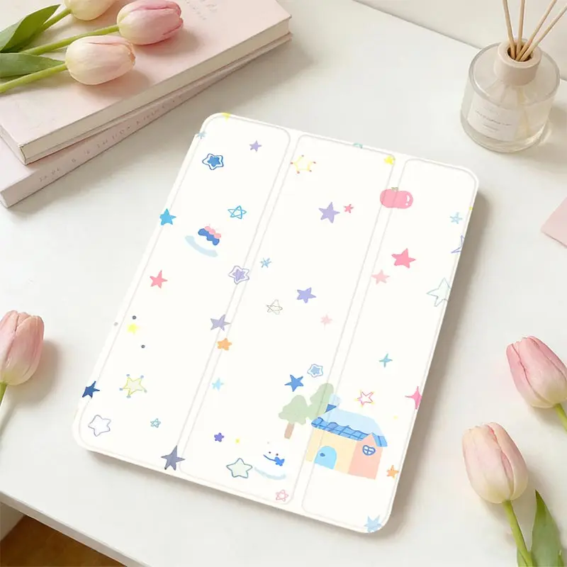 TPU Bumper Tri‑Fold Protective Tablet Case For Xiaomi Pad 5/5Pro 6/6Pro 11 inch Redmi Pad SE 11 Xiaomi Pad 7/7Pro 8/8Pro 11.2