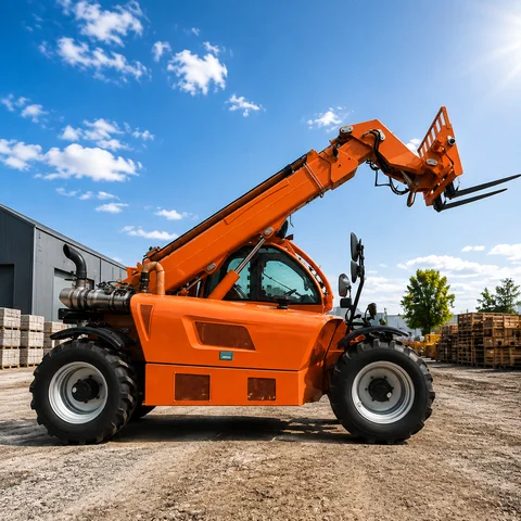 Compact Telehandler Forklift 4 Wheel Drive Telescopic Loader Mini Construction Machinery Farm Equipment