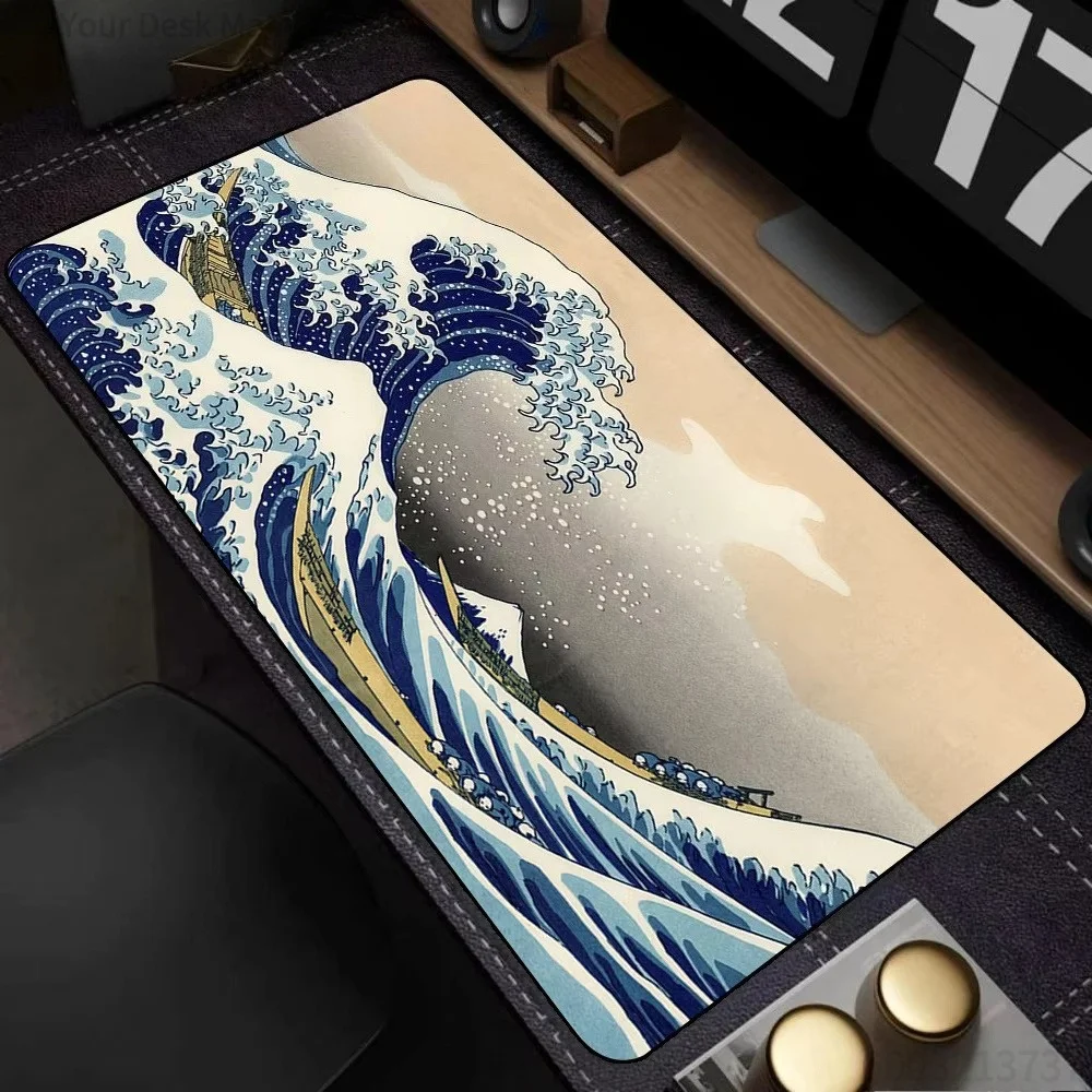 The Great Wave Off Kanagawa Gaming Mouse Pad Waterproof Non-slip Desk Mat