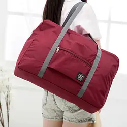 Bolsa de almacenamiento de viaje multiusos de gran capacidad, bolso compacto para mujer, bolso para exteriores