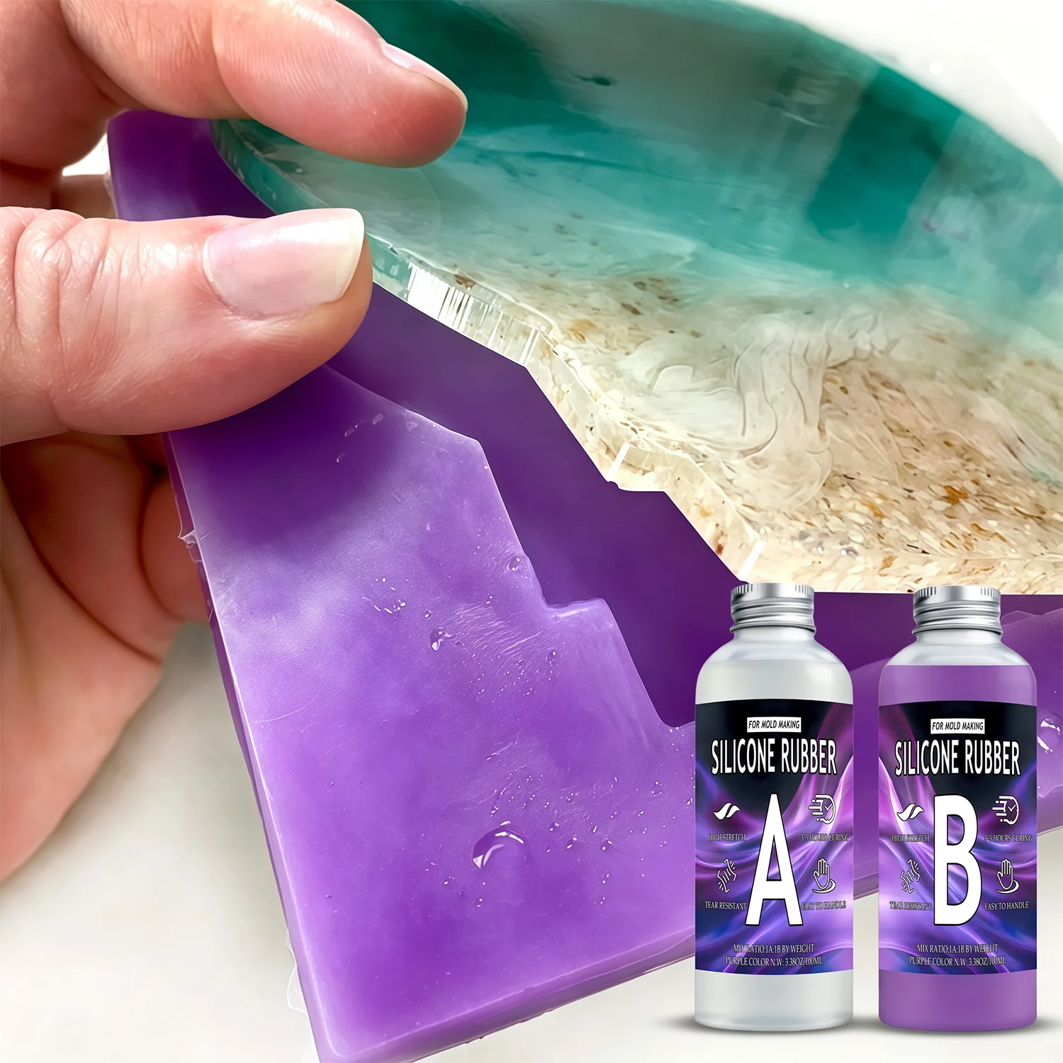 Kit de Molde de Silicone Líqui - 3D Printing Liquid avaliação e preço