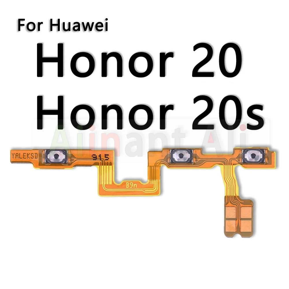 AiinAnt Power On Off Volume Button key Flex Cable Ribbon For Huawei Honor 8 9 9i 9X 10 20 20i 20s 30 30s View Pro Plus Lite