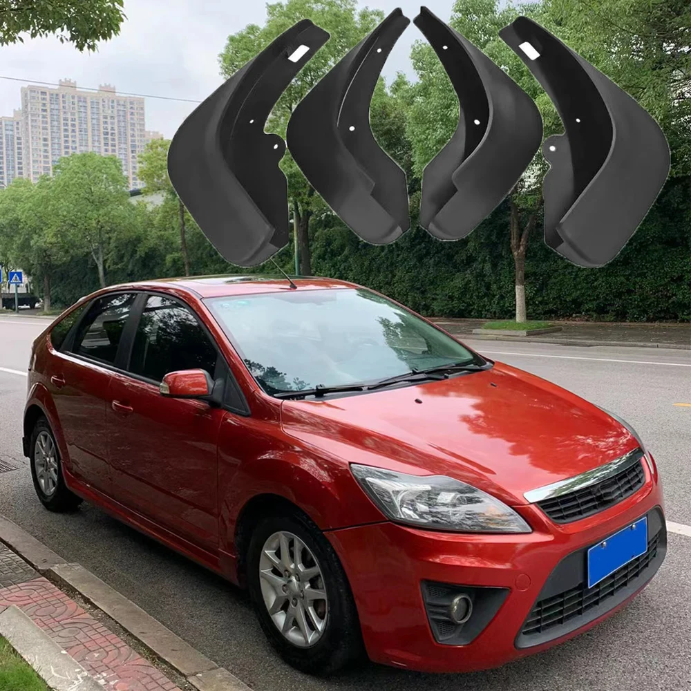 

New Splash Guards Fender For Ford Focus 2 MK2 MK2.5 Saloon Sedan 2006-2011 Mudguards Car Accessories Mud Flaps Front Rear