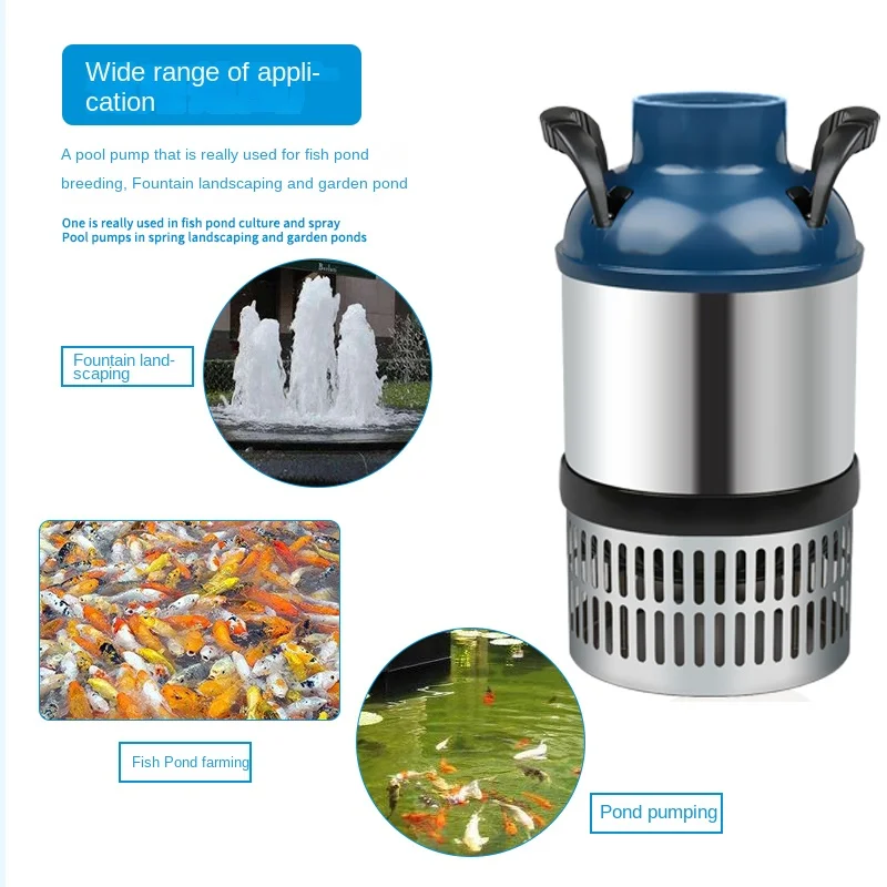 SOBO koi pond high flow circulation submersible pump 16000L/H-55000L/H filter pump stainless steel high power pumping pump