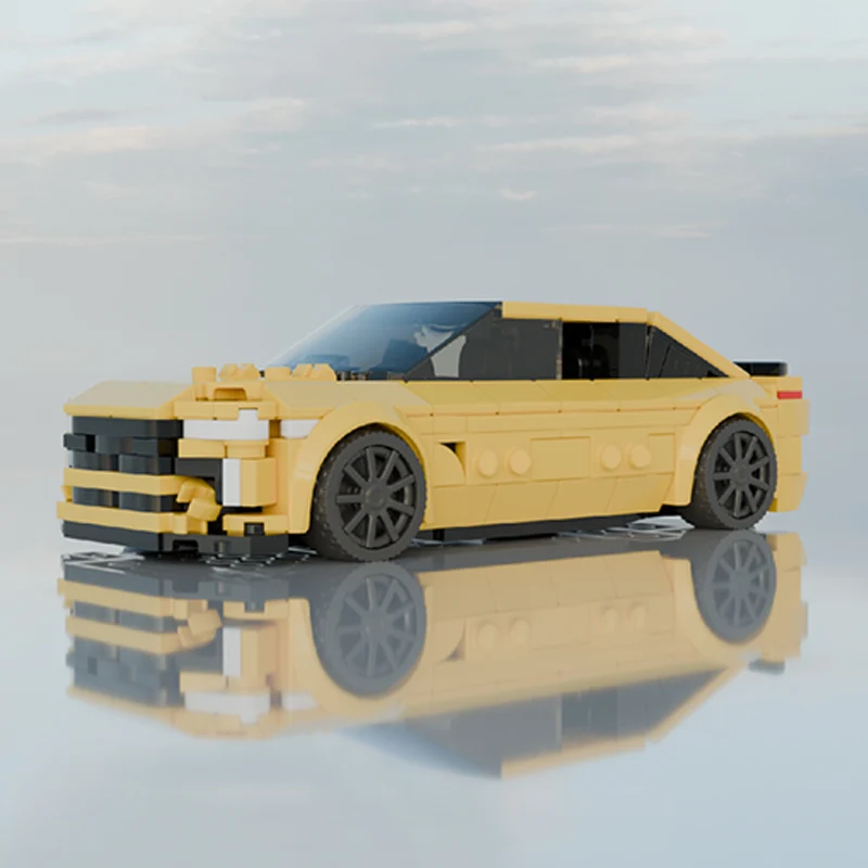 Modelo de carro de corrida de velocidade moc tijolos de construção CT5-V sedan de tamanho médio tecnologia modular crianças presentes de feriado montar brinquedos terno