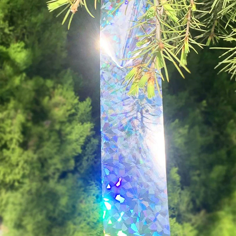 

Bird Scare Tape Anti Bird Flashing Reflective Bird Repellent Scare Tape Pigeons Crow Keep Away Bird Repeller Ribbon