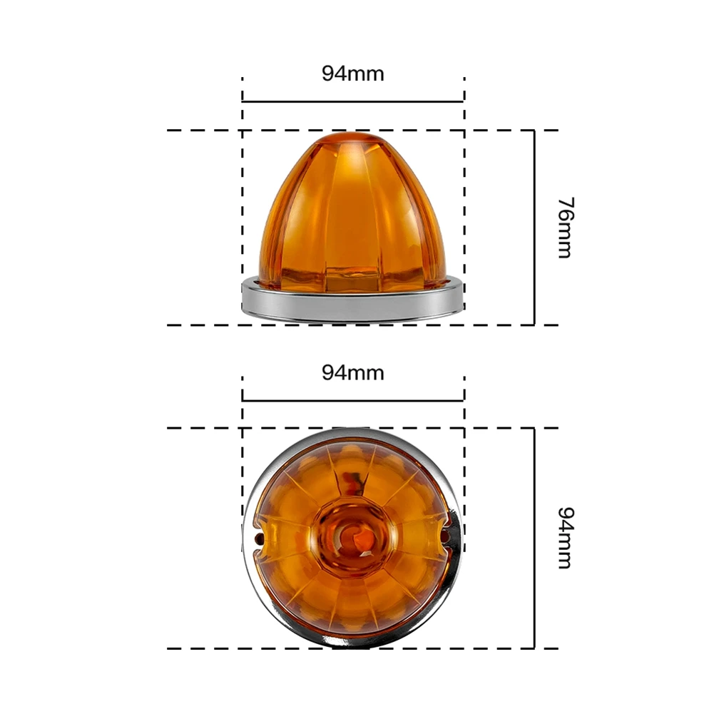 

#06W Automotive Parts & Accessories,2PCS Watermelon Lights Semi Truck Trailer Under Glow Wheel Lights C,Yellow