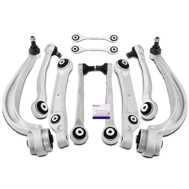 10 Pieces front upper lower control arm 4M0407151F 4M0407151D 4M0407152F 4M0407152H For AUDI A8L D5 A7 Q7 Q8 VW Touareg 18-2025