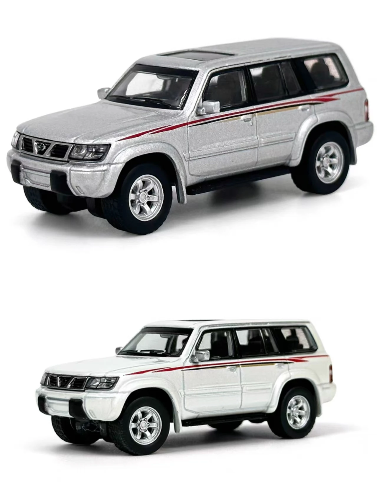 Pudi 1:64 Patrol 1998 Y61 винтажная модель автомобиля из сплава