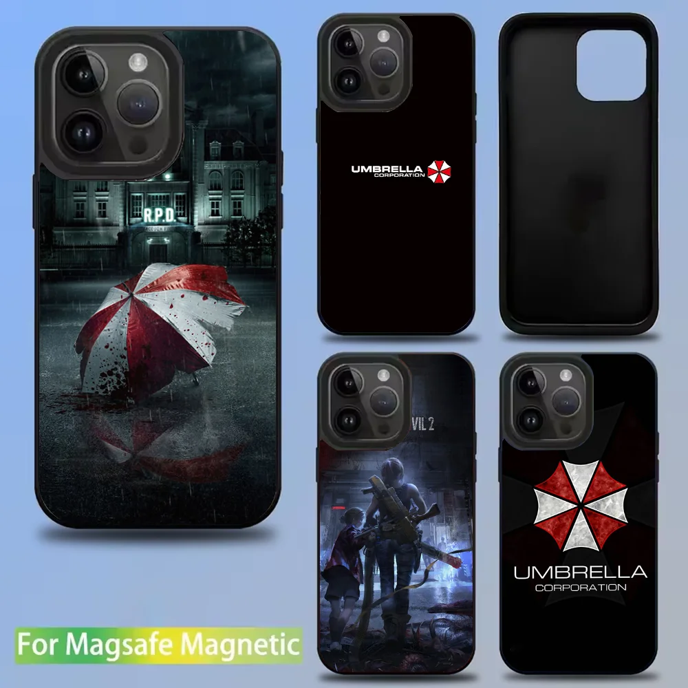 

Game Resident Evil Video Phone Case For IPhone 16 15 14 13 12 11 Pro Mini Max Soft Magnetic Cover