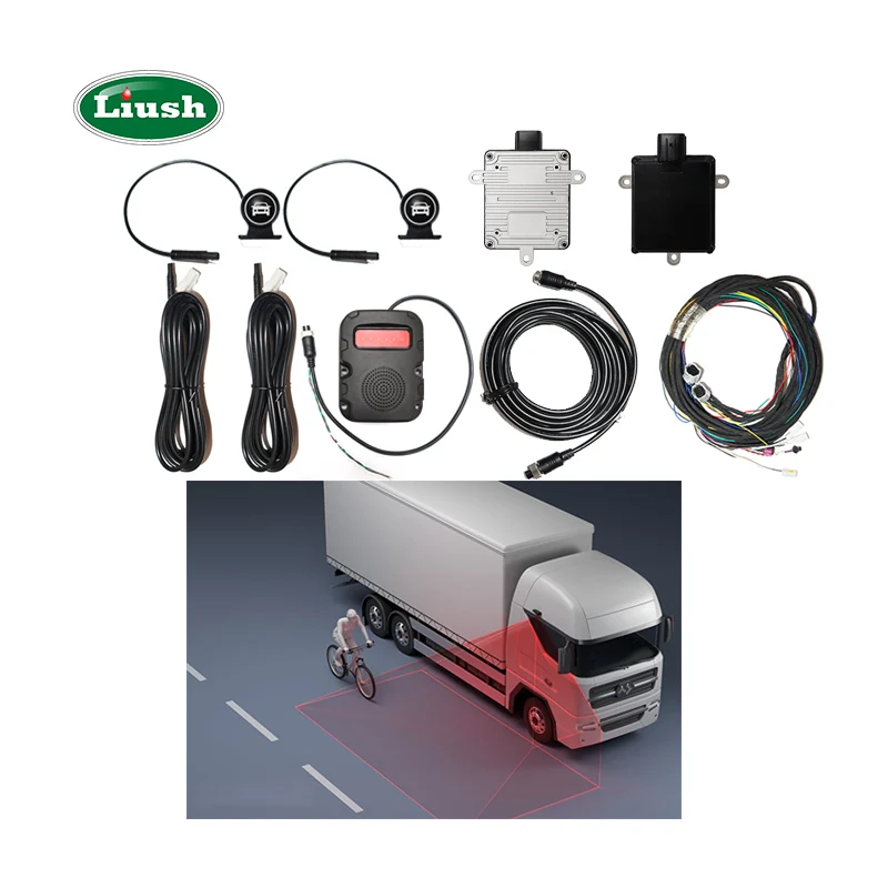 77GHz 5-in-1 Automotive Blind Spot Detection Monitoring System Waterdichte voertuigkwaliteit Lane Change Assist voor vrachtwagens ADAS