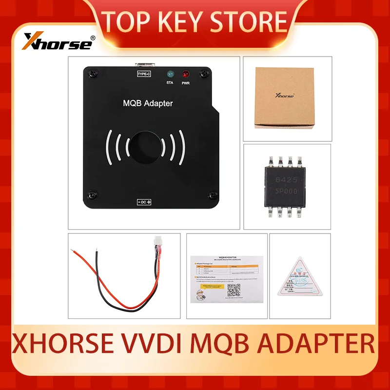 Адаптер Xhorse XDMQBAGL VVDI MQB, адаптер MQB48, для добавления ключей в системы MQB, совместим с VVDI MLB TOOL, XDMLB0, VVDI2, VVDI KEY TOOL PLUS.