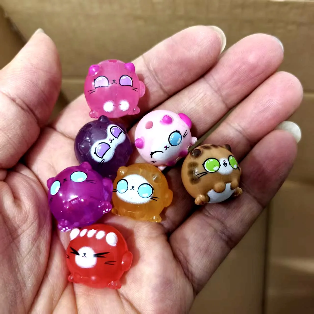 

5pcs Mini Animals Cat Garden Miniature Toy Succulent Aquarium Decoration DIY Handicraft Accessories